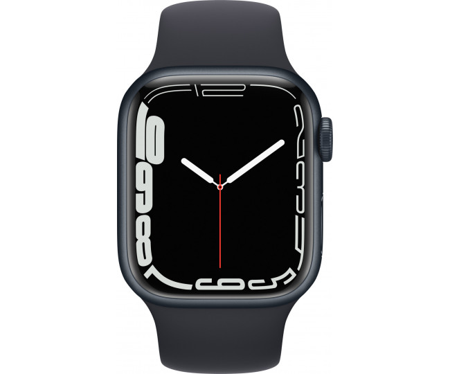 Apple Watch Series 7 GPS 45mm Midnight Aluminum Case With Midnight Sport Band (MKN53) б/у